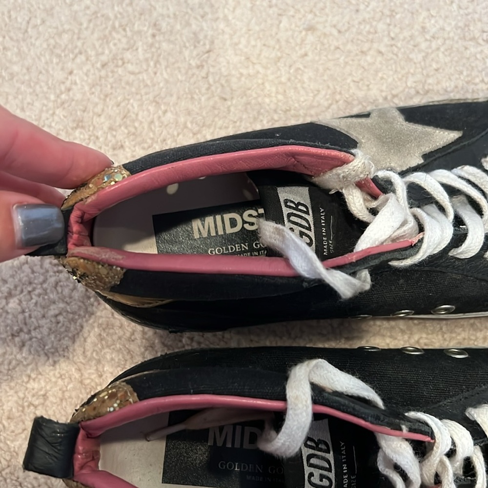 Golden Goose black mid stars - Picture 5 of 8